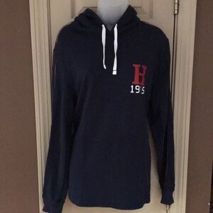 Tommy Hilfiger blue, thin sleep sweatshirt EUC Medium
